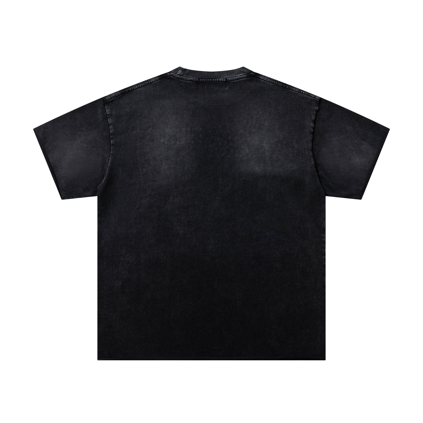 MAJESTIK Washed Black Rhinestone Graphic Short-Sleeve T-Shirt ¡ª back