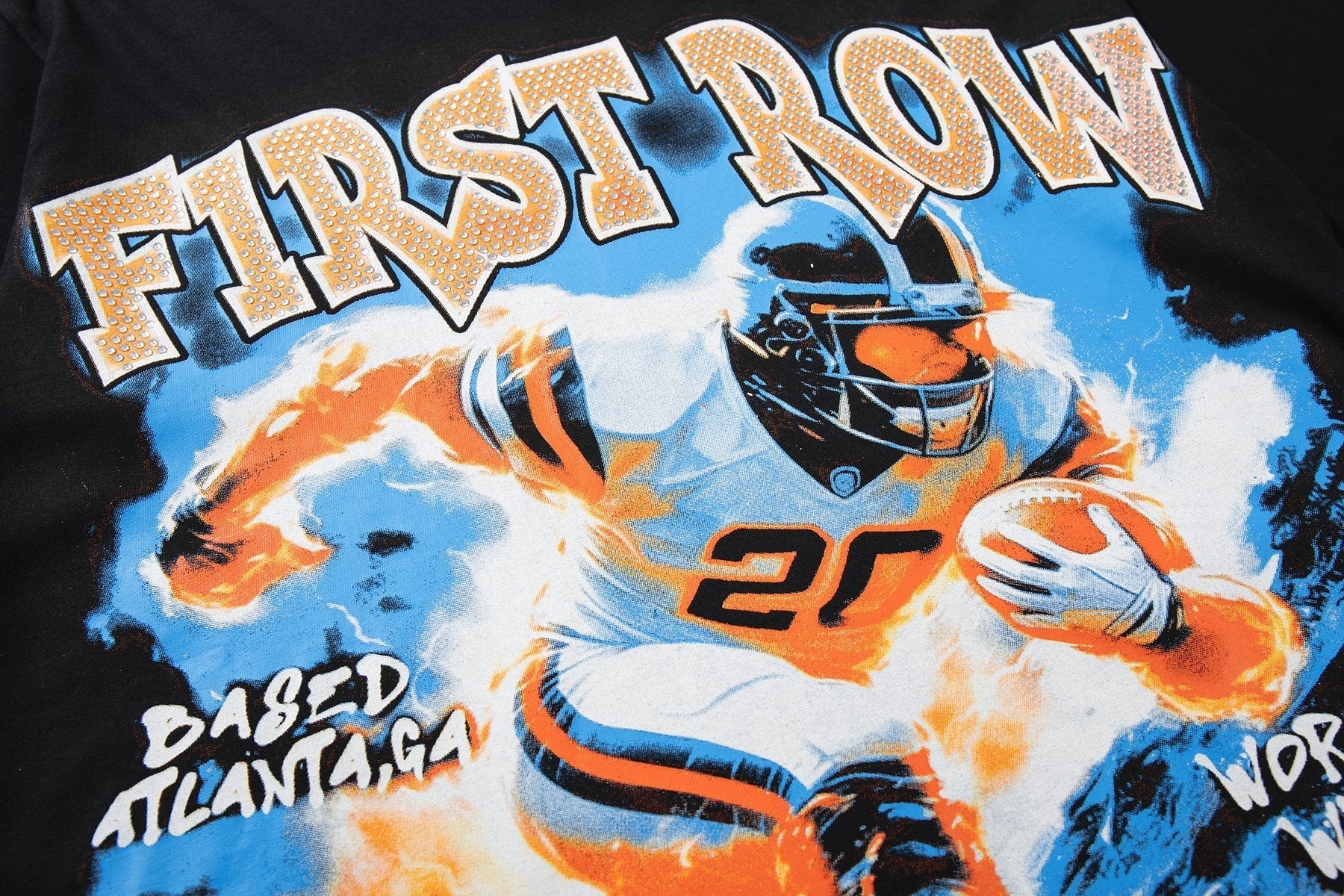 MAJESTIK Football Graphic Short-Sleeve T-Shirt ¡ª detail